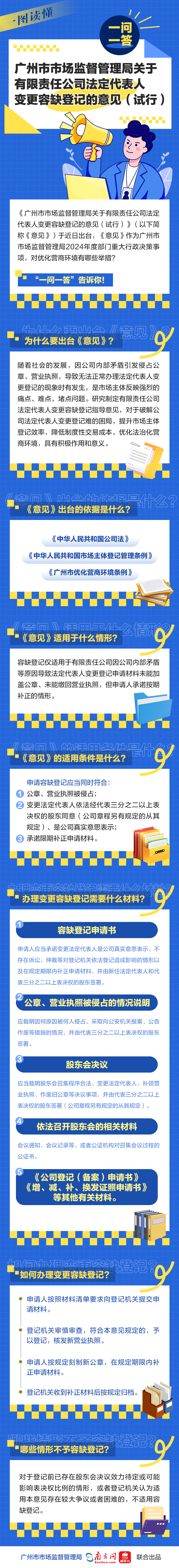 一图读懂——《啪啪啦
关于有限责任公司法定代表人变更容缺登记的意见（试行）》一问一答.jpg